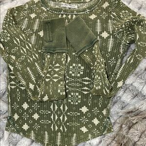 We the Free…Pretty Little Waffle Thermal Long Sleeve XS NWOT